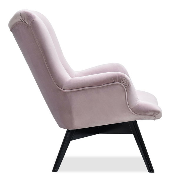 Fotoliu relax Florentino (violet deschis + negru)