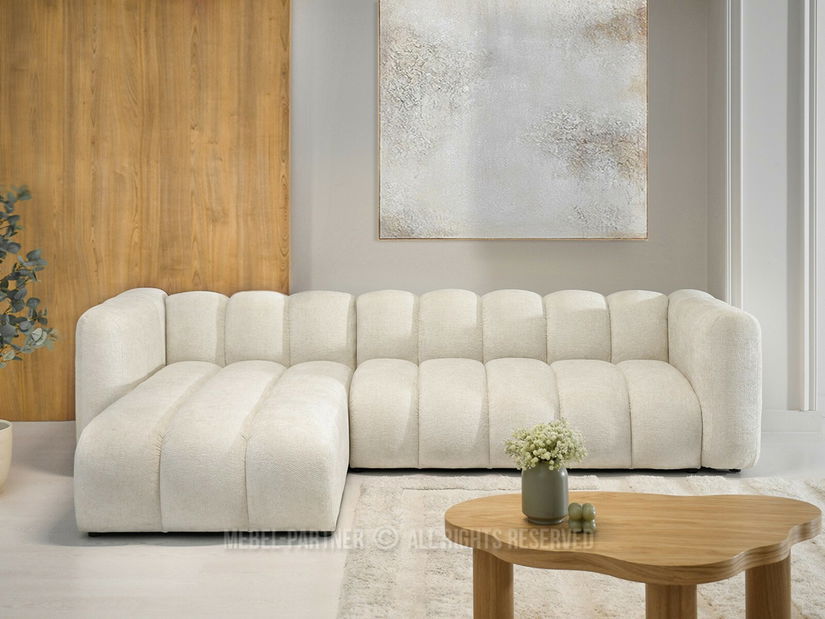 Sarokkanapé Octavos (krém + fekete)