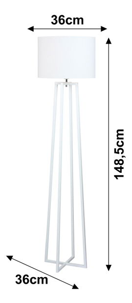 Álló lámpa Qino (fehér)