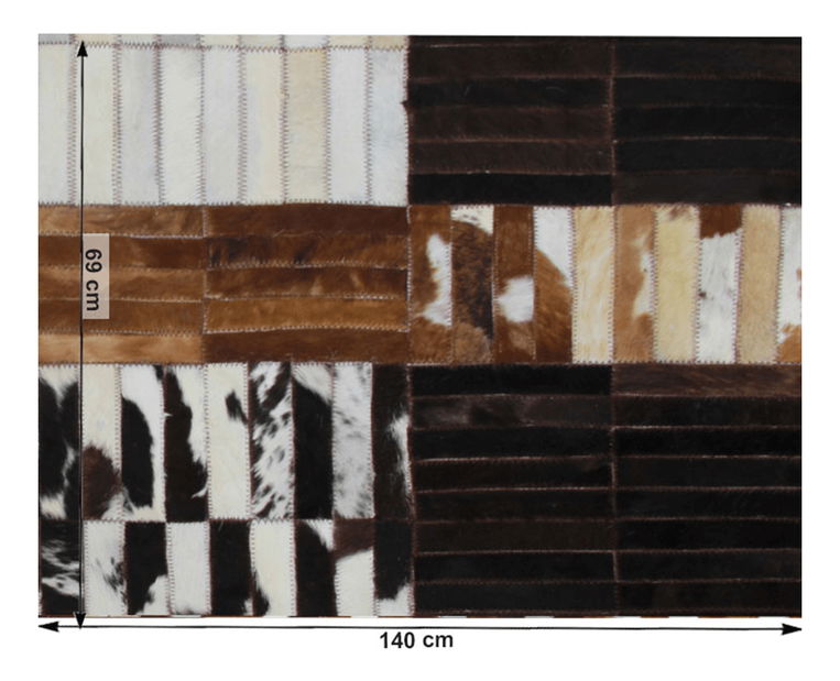 Kožený koberec 69x140 cm Kazuko typ 4