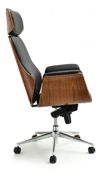 Fotel Lionel (sötét dió + króm)