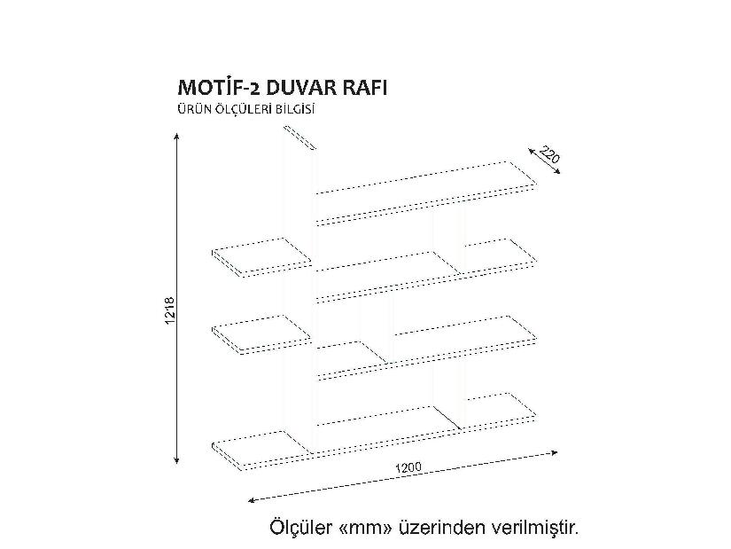 Polica Motive (bijela)