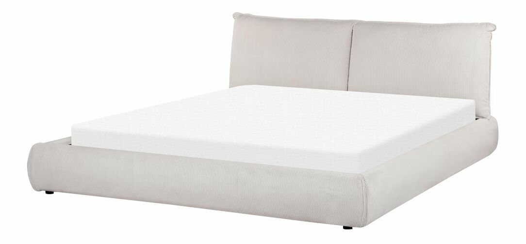 Pat matrimonial 180 cm Vetiver (bej) (cu somieră)