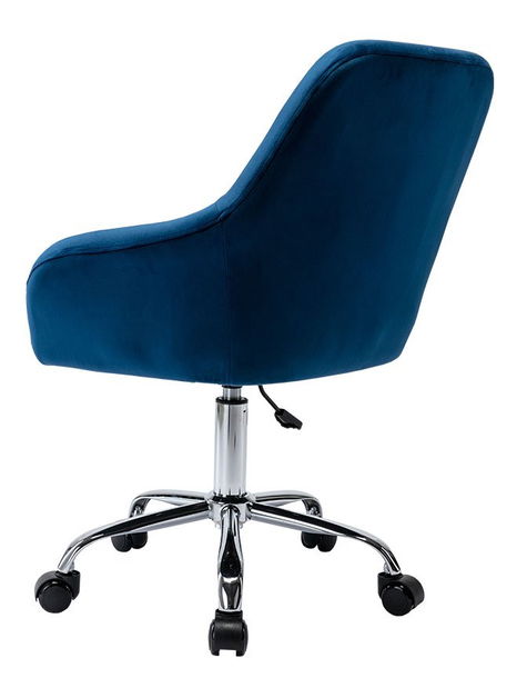 Fotoliu catifea Arlo 1018-1 (Albastru 108-67)