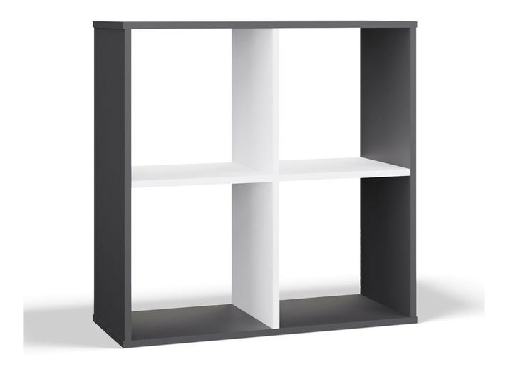 Regál Metros 2 (antracit + biela)