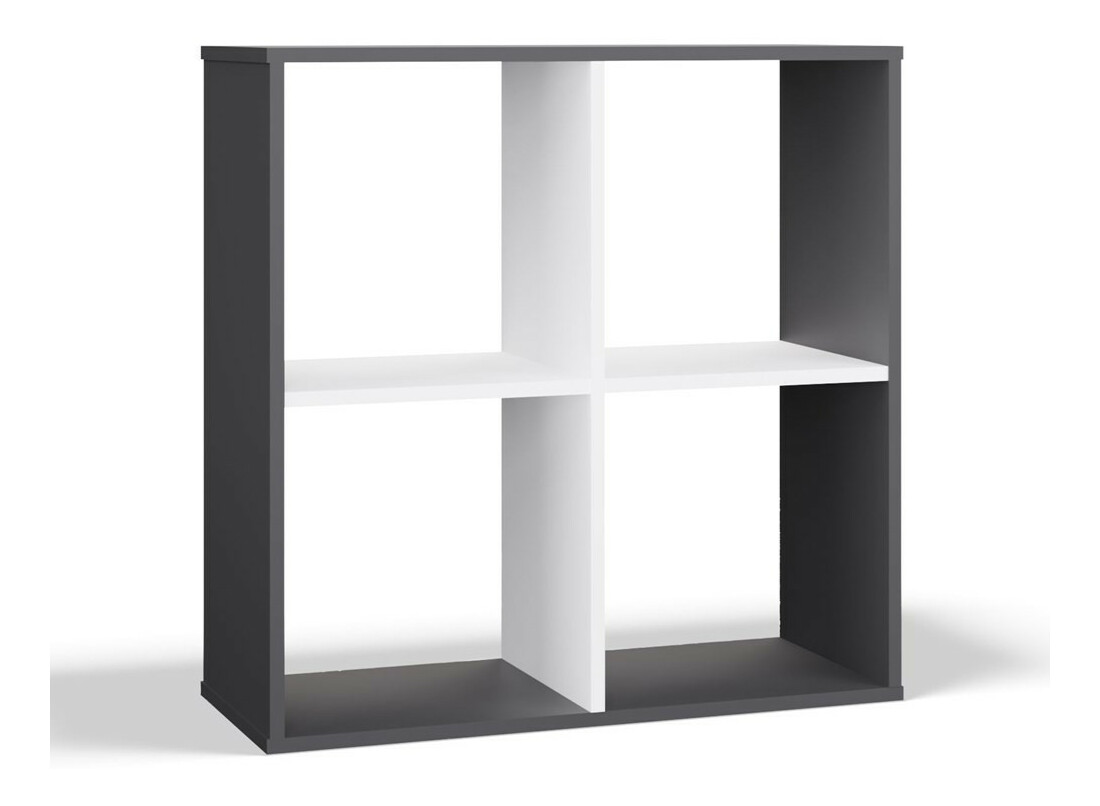 Regál Metros 2 (antracit + biela)