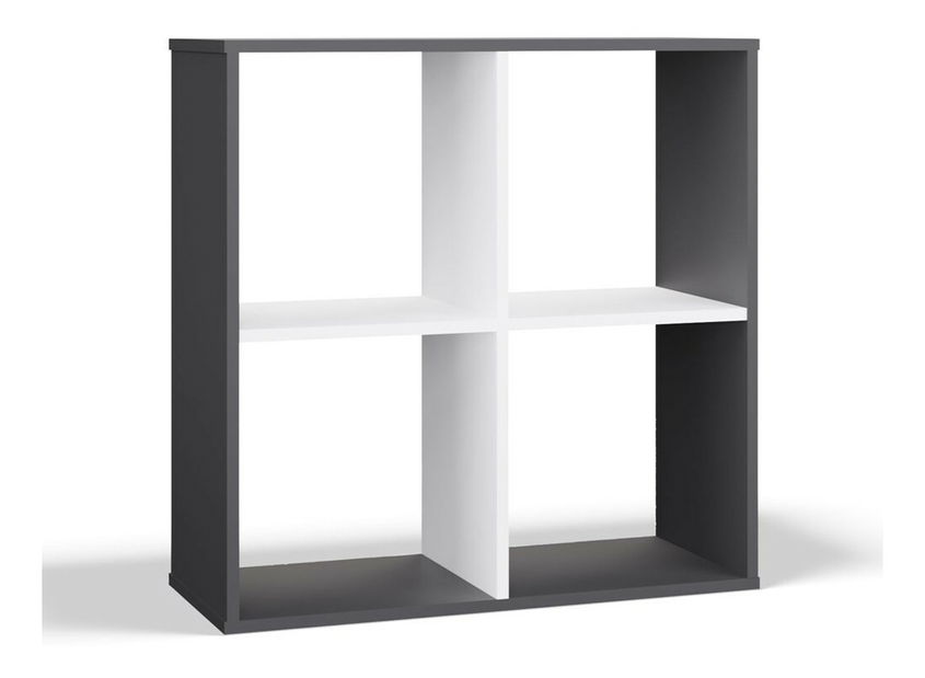 Regál Metros 2 (antracit + biela)