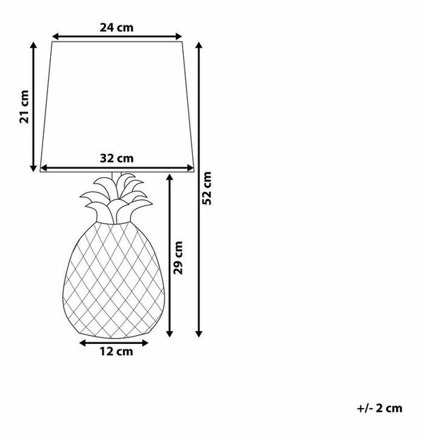 Lampă de masă Passau (auriu)