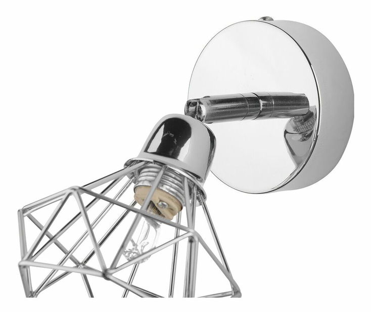 Set 2 ks. nástenných svietidiel EMANUELA (strieborná)