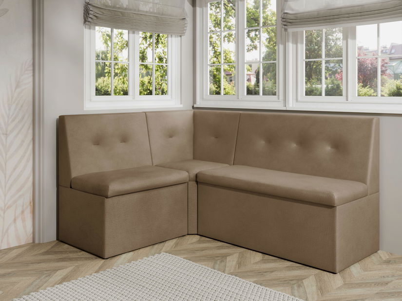 Kuhinjska kutna klupa Layla 130x170 (tamno bež)