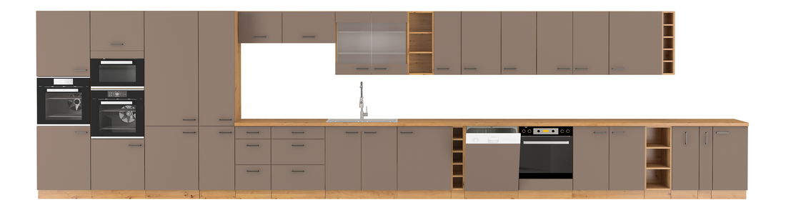 Vrata za ugradbenu perilicu posuđa Barb ZM 570x446 (tartuf)