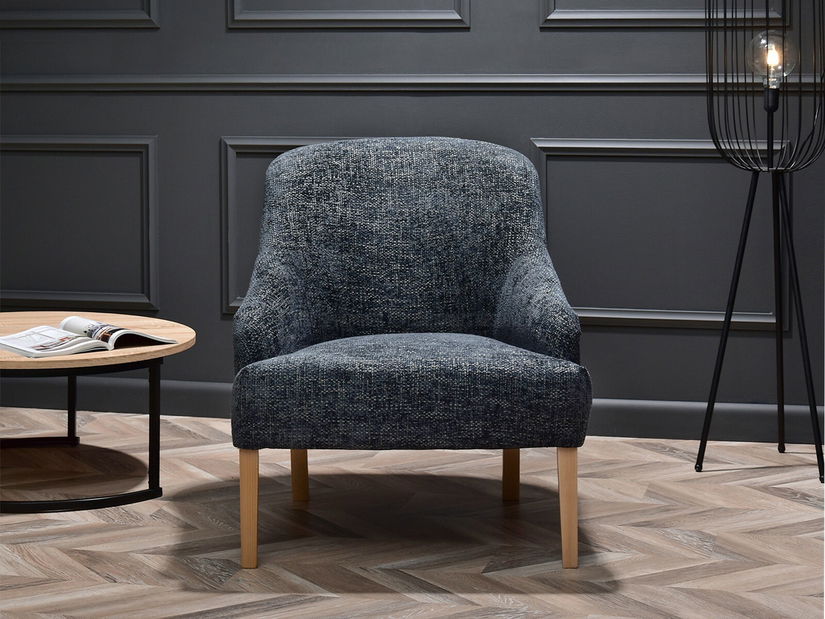 Relax fotel Roseile (szürke + tölgy)