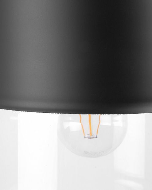 Závesná lampa Jura (čierna)