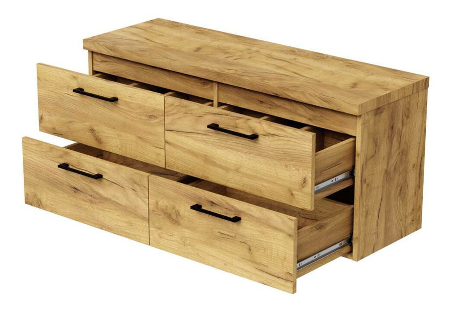 Dulap de baie suspendat Valiant M (craft auriu)