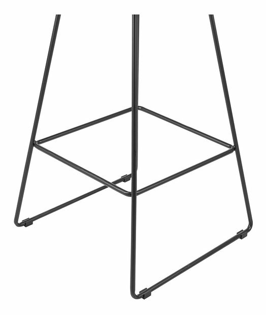 Set 2 ks barových stoličiek Bethel (čierna)