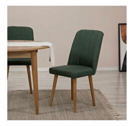 Set mobilier sufragerie Nidupo 8 (verde + pin atlantic) (pentru 2 persoane)