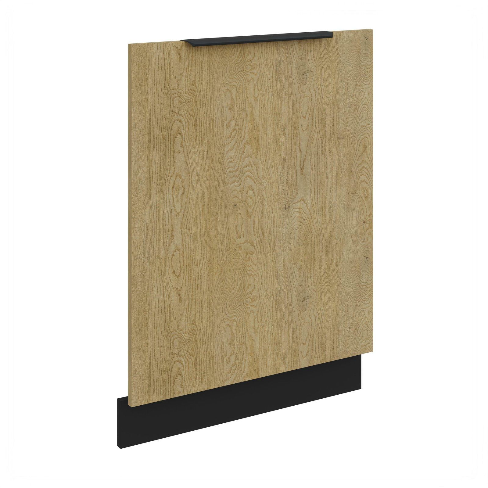 Vrata za ugradbenu perilicu posuđa Carminia ZM 713x596 (hrast cremona + crna)