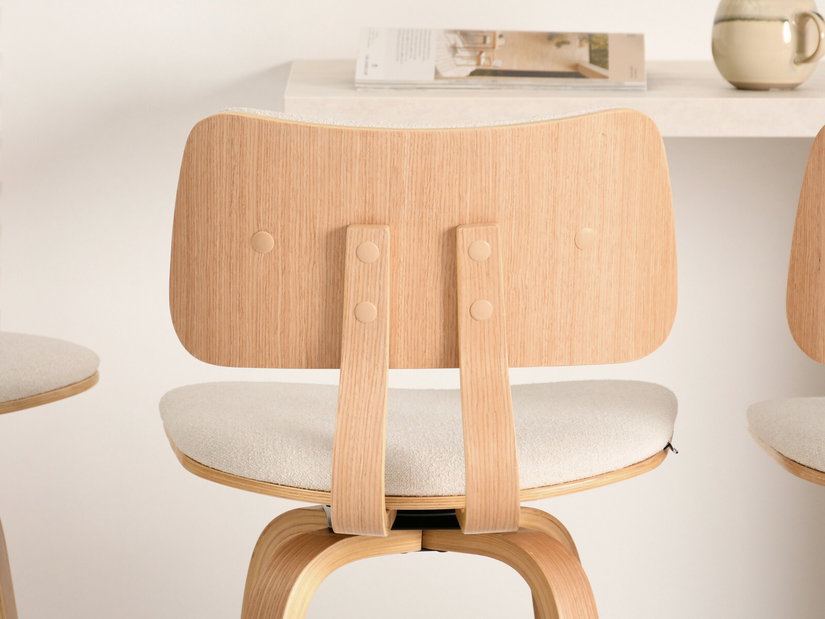 Scaun Heindrich (crem + stejar)
