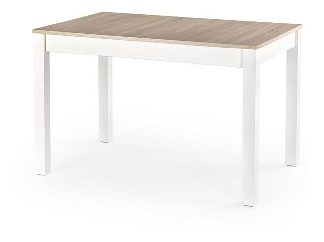 Blagovaonski stol Quente (hrast sonoma + bijela) (za 4 do 6 osoba) 