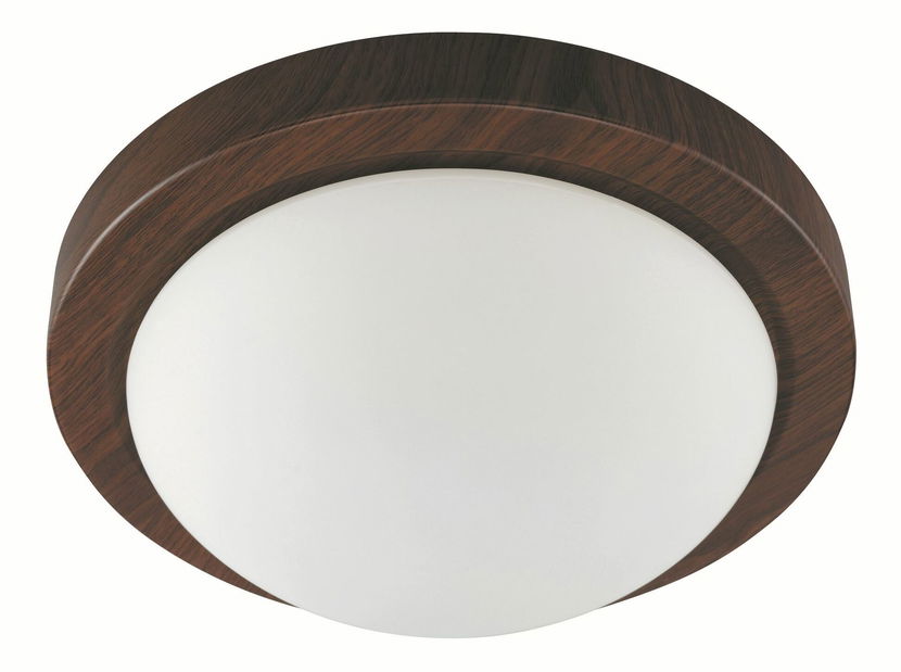 Stropné svietidlo Disky 3568 (wenge + opálové sklo)