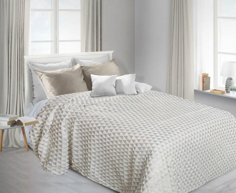 Prehoz na posteľ 200x150cm Greta (biela)