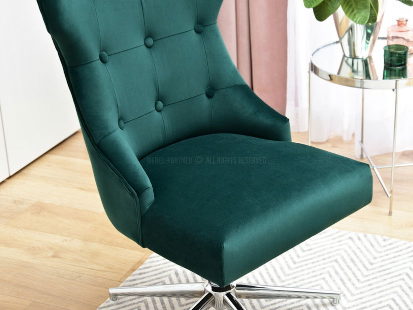 Fotelja Elza (zelena + crna)