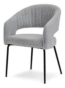 Stolička Kim (sivá + čierna)