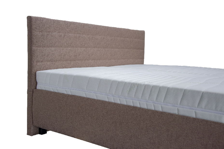Manželská posteľ 160 cm Blanár Mirka (hnedá) (s roštom)