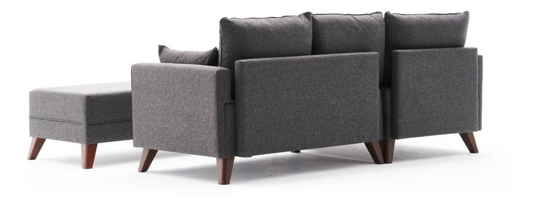 Canapea extensibilă Bellina Mini (antracit) (S)