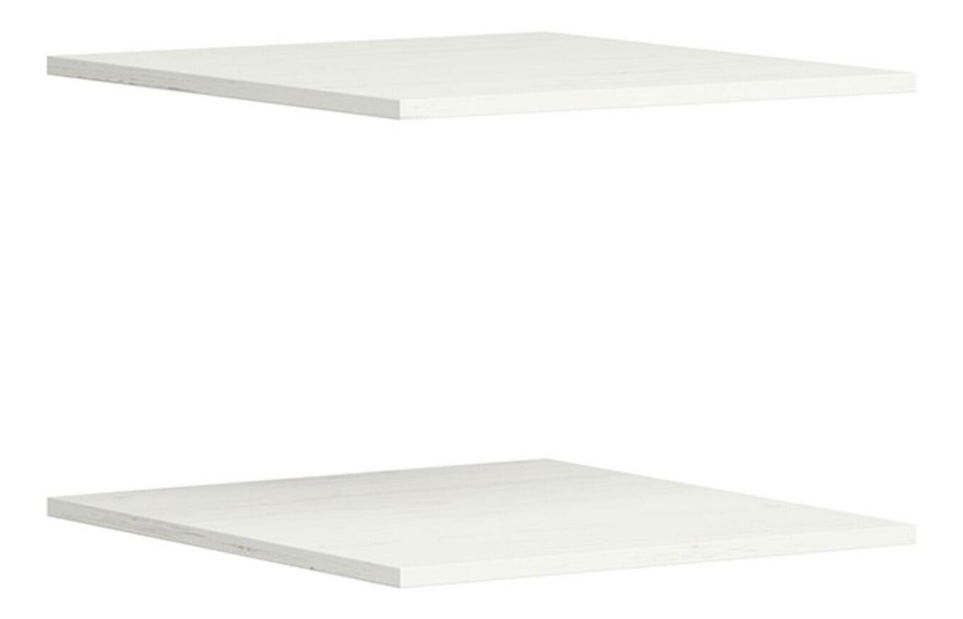 Set polica za ormar za garderobu (2 kom.) Frija 6 (andersen bijeli bor + hrast artisan) 