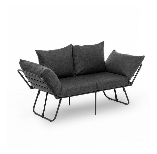 Canapea două locuri Verve 2 (Gri închis)