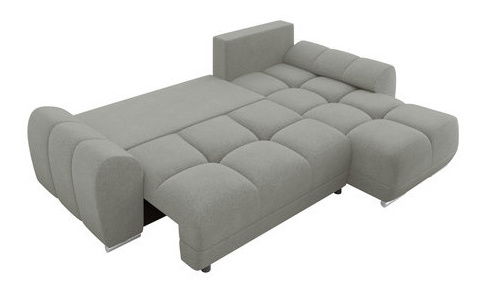 Rohová sedacia súprava Bordie L (biela)