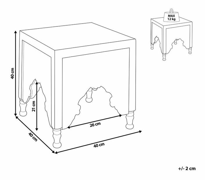 Konferenčný stolík Kadza (svetlé drevo)