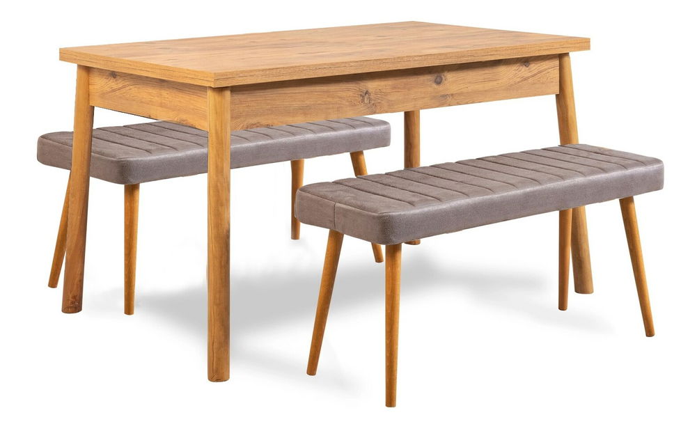 Set mobilier sufragerie Contigo (Pin + gri)