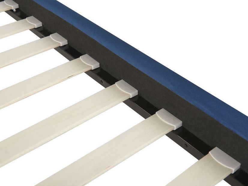 Manželská posteľ 160 cm Linux (modrá)