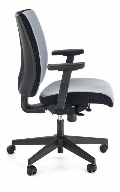 Scaun de birou Panpo (gri + negru)