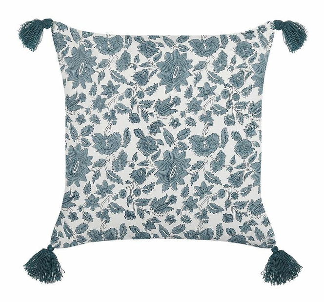 Sada 2 ozdobných vankúšov 45 x 45 cm Rumla (modrá)