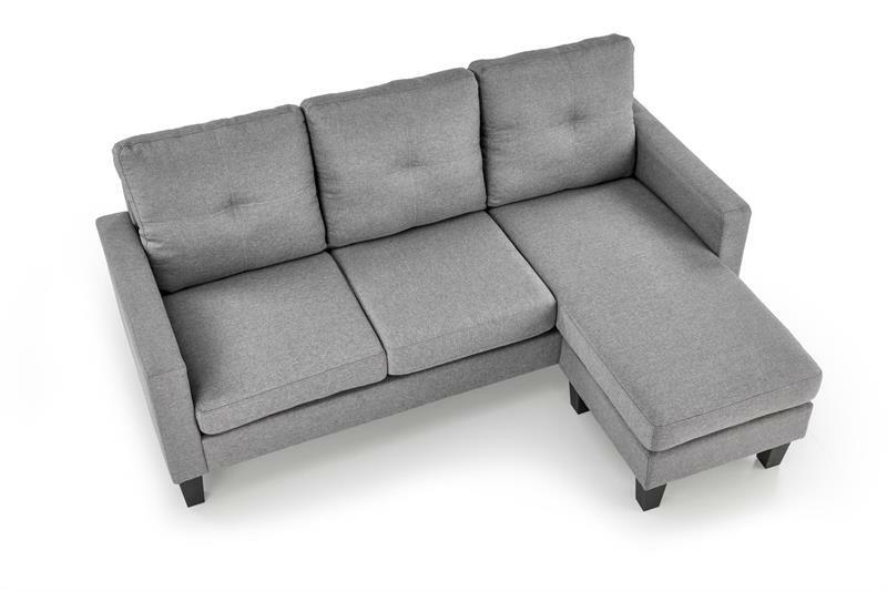 Sofa s tabureom Gerdon (siva)