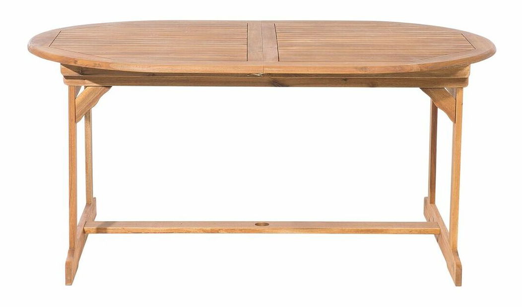 Záhradná jedálenská sada Mali (svetlé drevo)