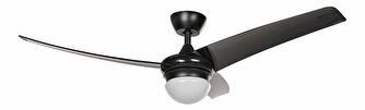 Ventilator de tavan cu lumină Jibza (negru)