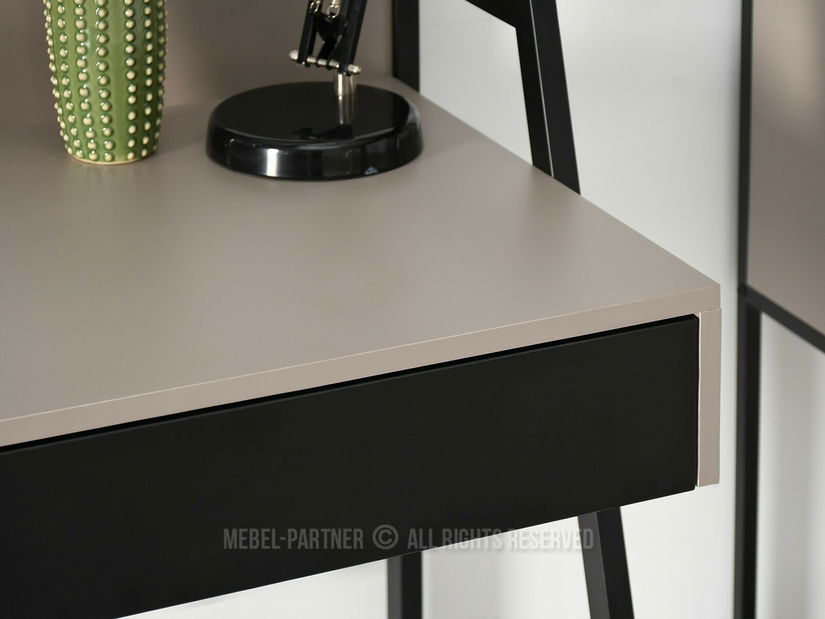 Masă PC Richiel (bej + negru)