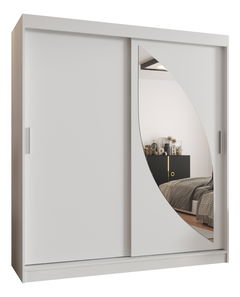 Ormar za garderobu 180 cm Milain (bijela)