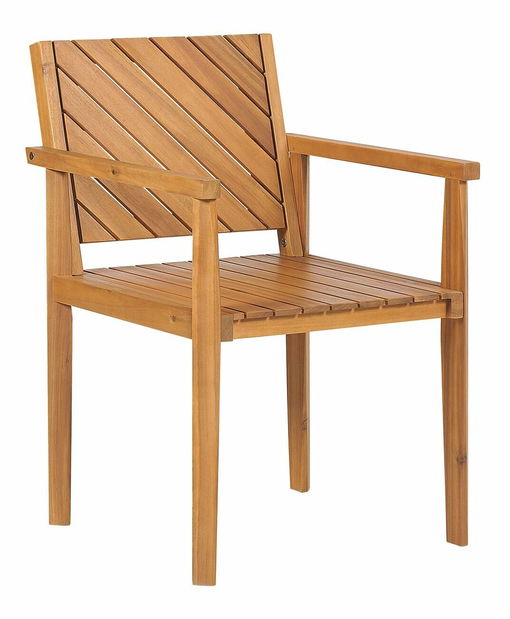 Scaun de grădină Blas (lemn deschis)