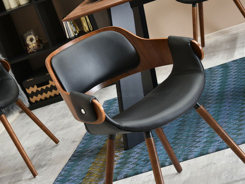 Stolica Tina (tamni orah + orah)