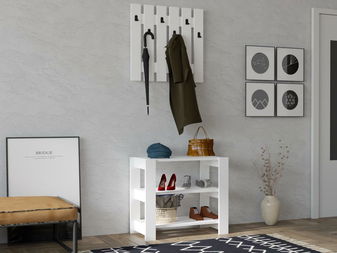 Set za predsoblje Sotasu (bijela)