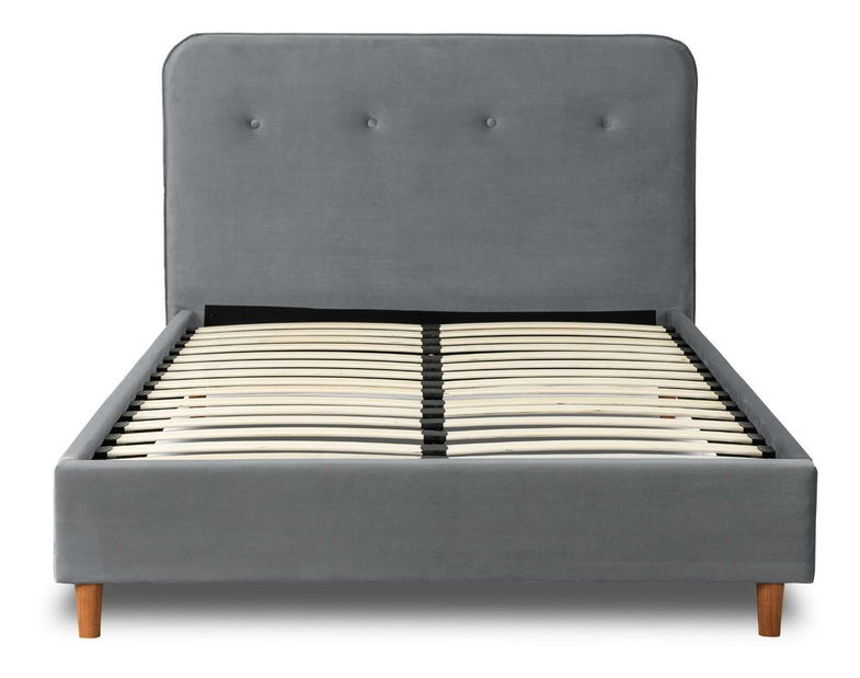 Jednostruki krevet 120 cm Dictador (tamnosiva) (s podnicom)