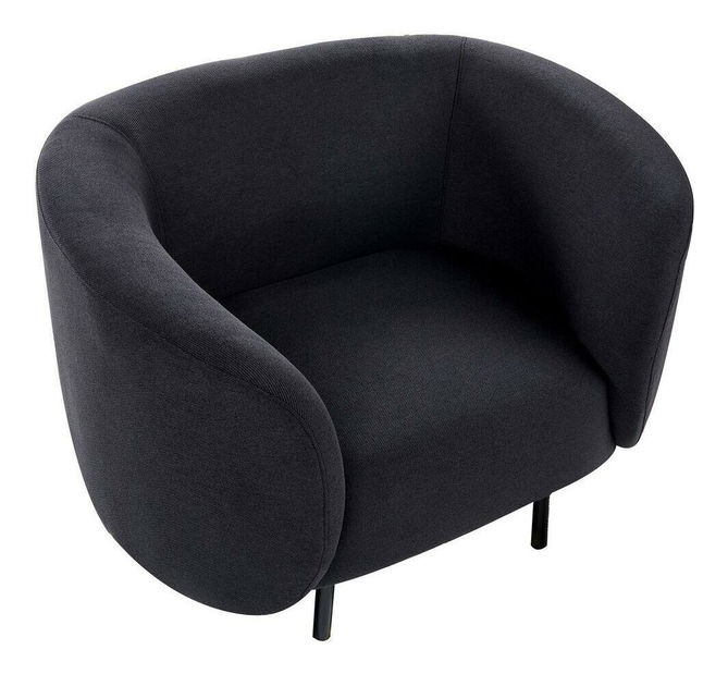 Fotoliu Leon (negru)