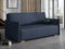 Széthúzható kanapé Clovea Glov IV (kék)  (tárolóhellyel)