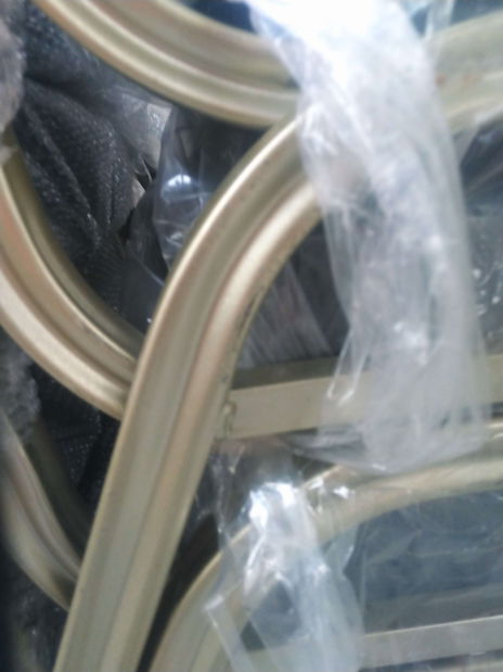 Blagovaonska stolica Zoni (siva + boja šampanjca) *Outlet moguća oštećenja