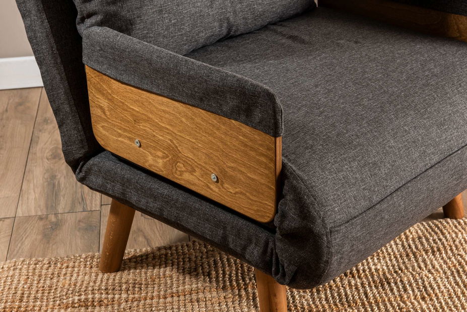 Fotel Como S (sötétszürke)